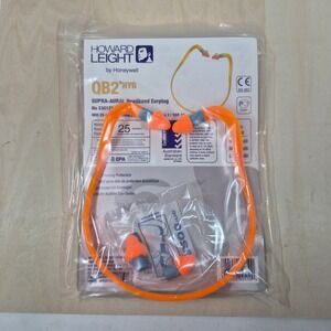 Howard Leight QB2HYG Supra-Aural Banded Earplugs NRR 25 Orange 3301282 New